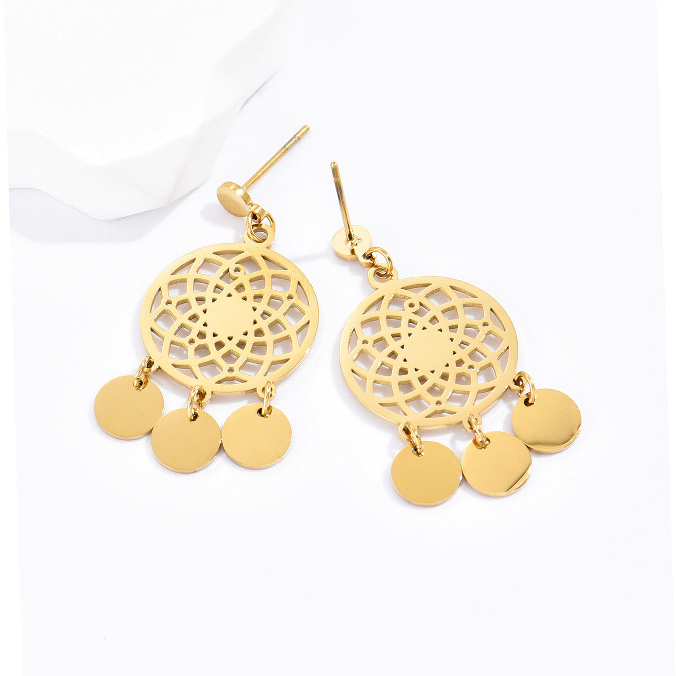 Aretes Sueños Dorados ✨