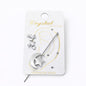Aretes exóticos Estrellas en acero inoxidable