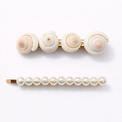 Set de Pinzas Marina Perla 🐚✨
