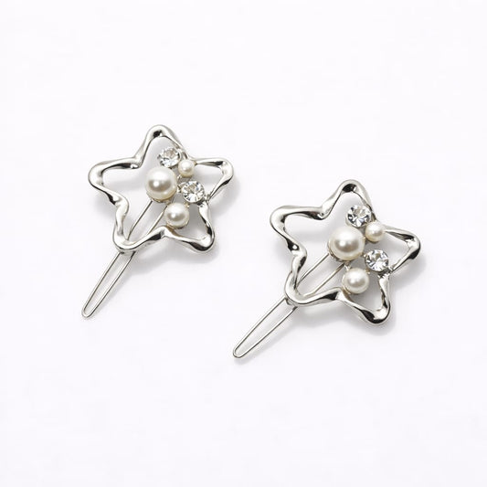 Set Pinzas ✨Estrellas Perla Shine✨