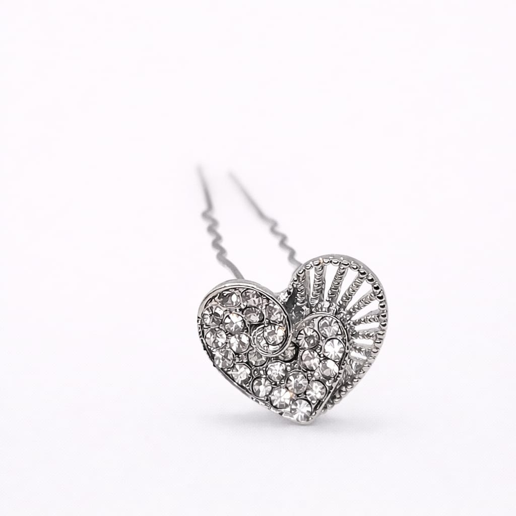 Horquilla con corazón – Elegancia nupcial