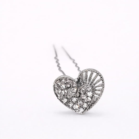 Horquilla con corazón – Elegancia nupcial