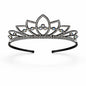 Tiara Floral en Tela – Estilo Loto