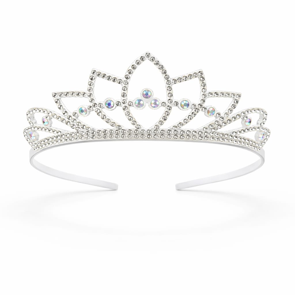 Tiara Floral en Tela – Estilo Loto