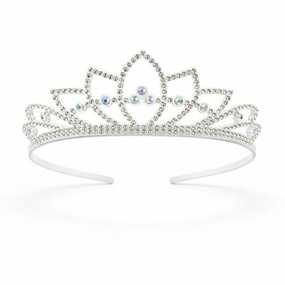 Tiara Floral en Tela – Estilo Loto