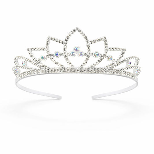 Tiara Floral en Tela – Estilo Loto