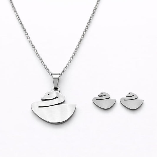 Set de prenda con diseño de Cisne
