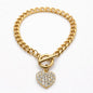 Pulsera Guess In My Heart T-Bar Blk