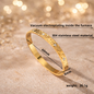 Pulsera Destello Dorado✨
