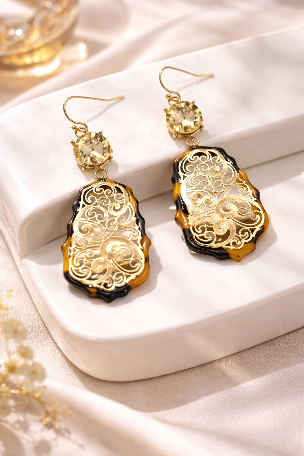 Aretes Miel Imperial ✨