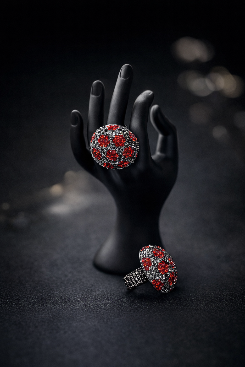 Anillo Eclipse Rubí✨
