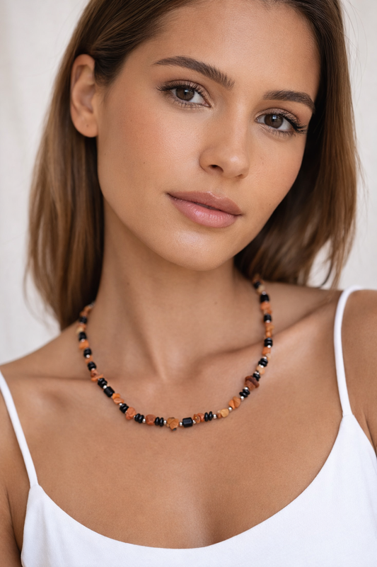 Collar Eclipse Ámbar✨