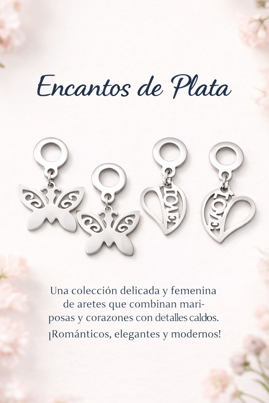Pendientes Encantos de Plata✨