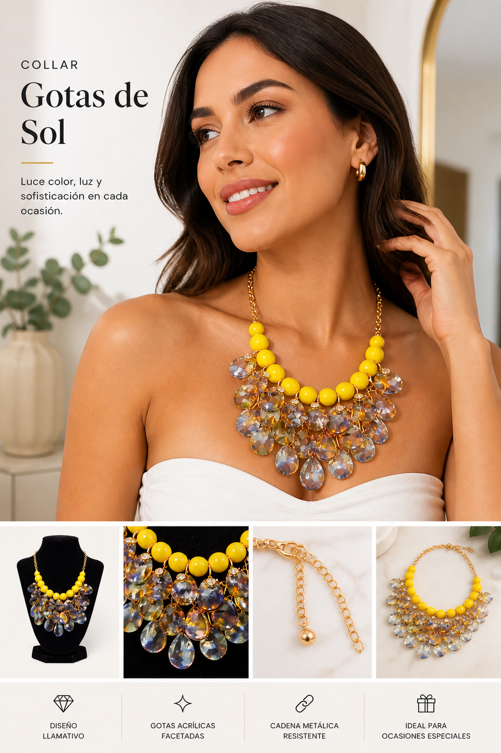 Collar Gotas de Sol ✨